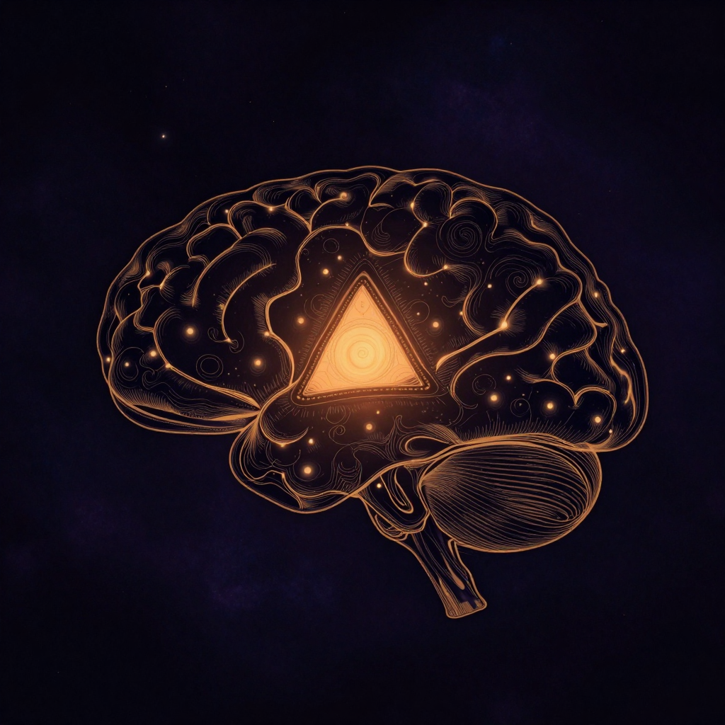 insula：大脑冠状切面的解剖截面，外侧沟深处一座孤立的三角形岛状区域，被四周的皮质岛盖环绕，与周围组织由一道细环状沟隔开，空阔背景