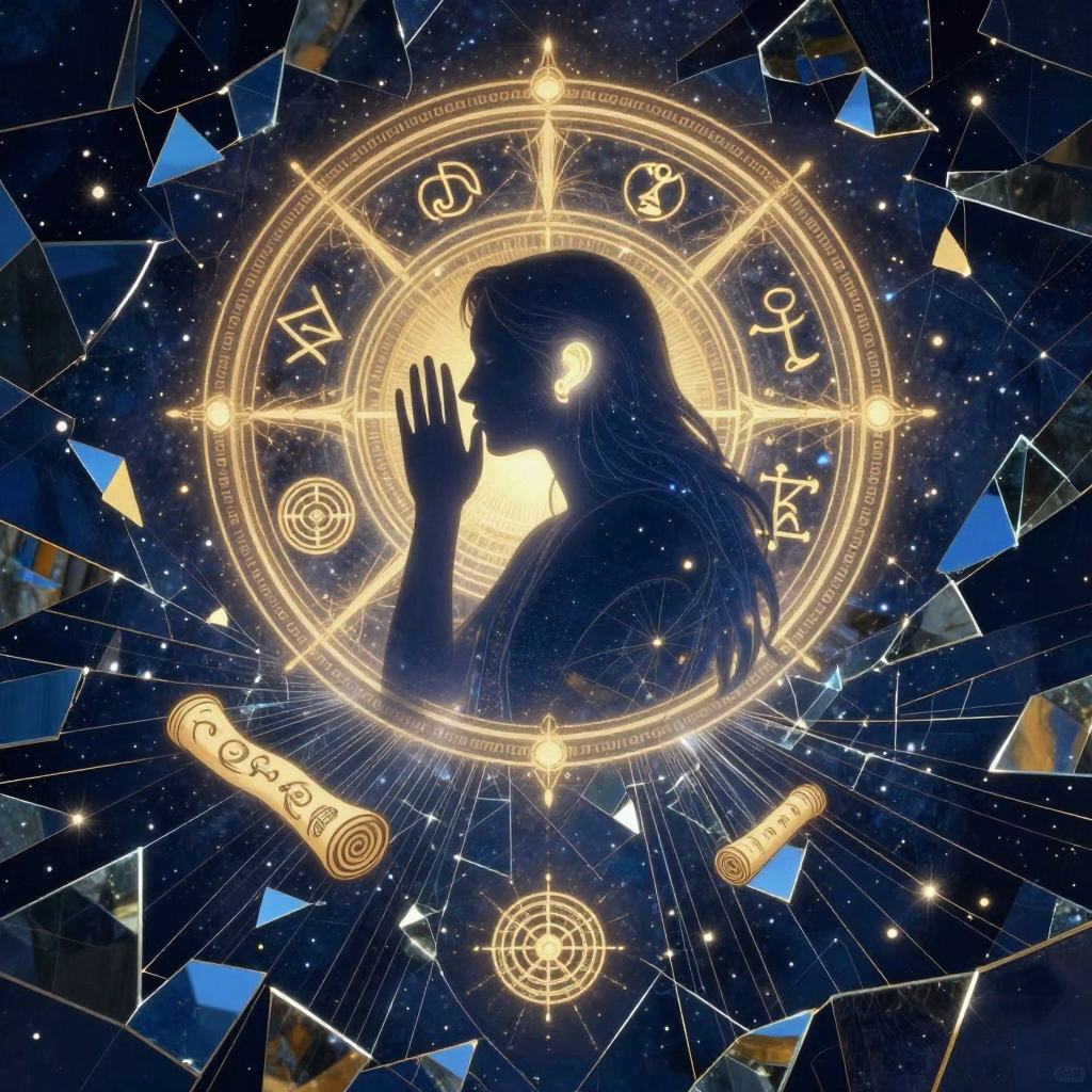 故事：A luminous thread weaving through fragments of shattered mir